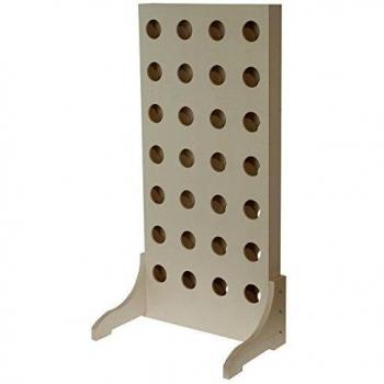 Portabottiglie in legno per 28 bottiglie, 94 x 44 x 7 cm