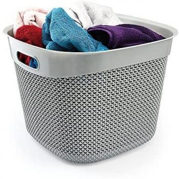 Cesto Cuadrado Gris 36L 7house