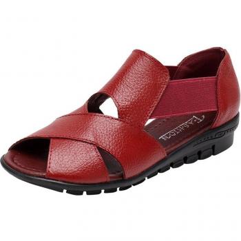Cuña Cómoda de Cuero Estilo Roma