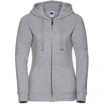 Russell Athletic Damen Authentischer Hoodie Schwarz S – Vollreißverschluss