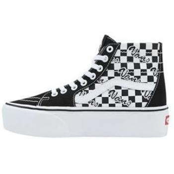 Vans Black Lace-Up High-Top Sneakers for Men Size 3.5 US