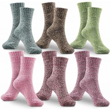 WOSTOO Calcetines de Algodón Talla Única para Mujer