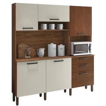 Cuisine Contemporain : Buffet 6 Portes, 2 Tiroirs, L 180.2 × H 198 cm