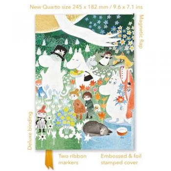 Premium Notizbuch Quartformat: Tove Jansson, Die wundersame Reise ins Mumintal