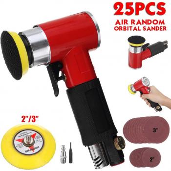 2-3 Inch Mini Air Kit Pad 25 Pieces Electric Polisher Machine