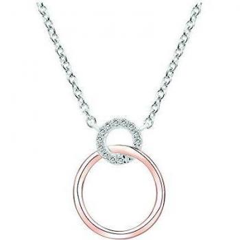 Collier Pendentif Joaly en Argent et Zirconium Rosé