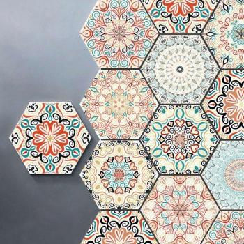 DrySeal Hexagonal Bathroom & Kitchen Flooring