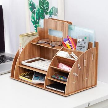 Wooden Office Pen Organizer