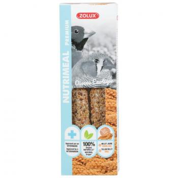 ZOLUX Premium Bâtonnets Millet et Coquillage pour Oiseaux 110g