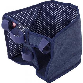 Housse de siège vélo bleu marine, adaptée aux poupées (33‑50 cm)