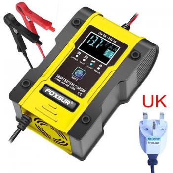 Chargeur LUNDA 12V 24V 6A à 7 étages pour batteries GEL, AGM, Lithium LiFePO4 et LiPo