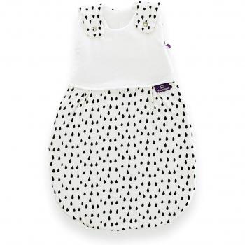 Träumeland Außenschlafsack LIEBMICH Tropfen schwarz 68/74