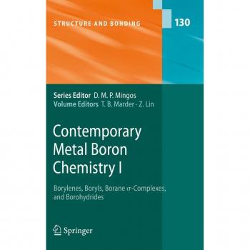 Contemporary Metal Boron Chemistry I