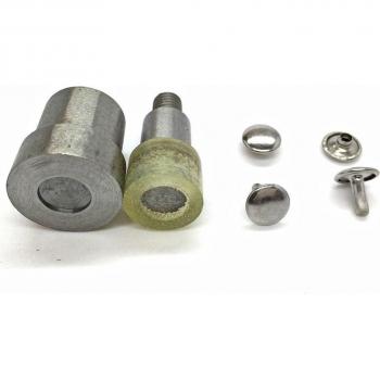 Hand Press Double Cap Rivet Setter for Leather (6mm-15mm)