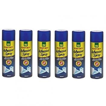 51 Heavy Duty Adhesive Spray Contact Glue Carpet Craft Household Repairs 500ML