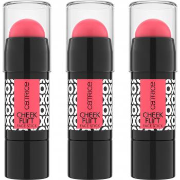 Catrice Rouge „Cheek Flirt“ Gesichts-Stick – 3‑er Pack mit praktischer Ergonomie