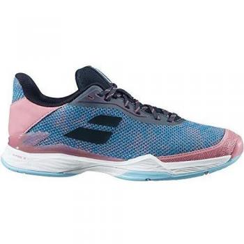 Zapatillas de Padel Babolat Jet Tere para mujer en color azul y rosa