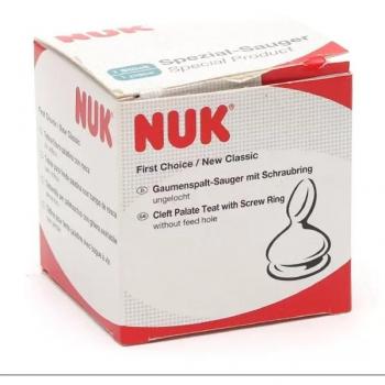Tetina de látex adaptada a la fisiología bucal del bebé NUK First Choice