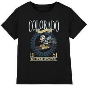 Disney Childrens Colorado Ski Mickey Tee – Black, 3-4 Year Range