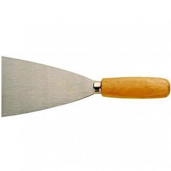 Malerspachtel 60mm konisch mit flachovalem Holzheft