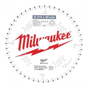 Sega a Tavolo Milwaukee 4932471325: Lama 48 Denti 2,8x210mm