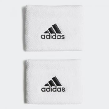 Munequeras Adidas Branco Logo Escuro