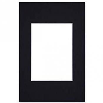 NIELSEN Schwarz – Passepartout 24 × 30 cm (Papier)