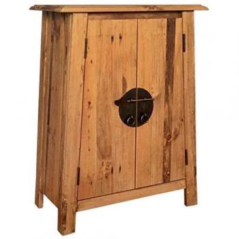 Pinewood Bathroom Side Cabinet 59x32x80 cm