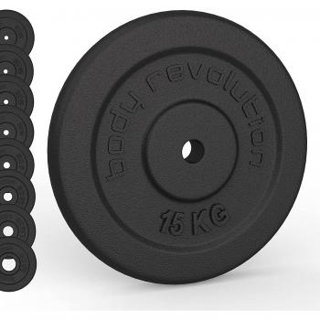 Cast Iron 25kg Standard Weight Plates Pair