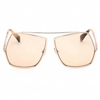 Golden Orange Photochromic Geometric Eyewear – Max Mara Elsa Series