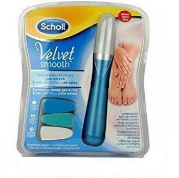 Scholl Velvet Smooth Nail Care Kit: Elektronische Feile + Nagelöl (3 ml)