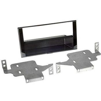 Support 2‑DIN “Nissan Juke” couleur noir, finition klavier lac