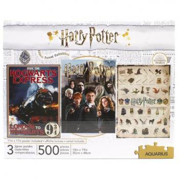 Puzzle 3 Set Harry Potter – 500 Pezzi