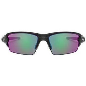 Oakley Herren Sonnenbrille Flak 2.0 009271 – Schwarz Ink, rechteckig, 61 mm