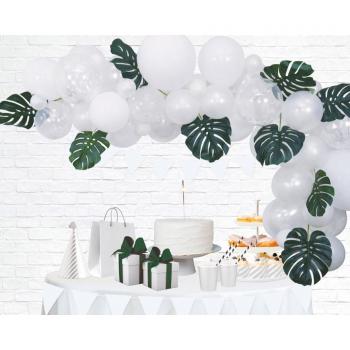 Ballons en latex blanc pour arc décoratif 400 cm