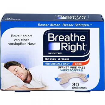 Besser Atmen Breathe Right Nasenstrips Beige 30stk