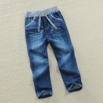 Casual Katoenen Jongens Jeans Donkerblauw 2T-14T
