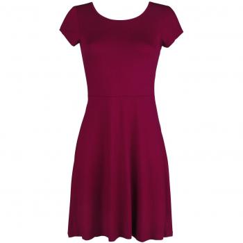 Black Premium by EMP Women's Red Dress with Back Cut-out