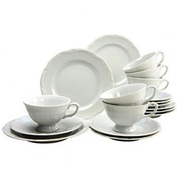 Kaffeservis Maria Theresia Weiss 18 delar set