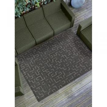 Tapis Décoratif Géométrique Gris 130x190 cm