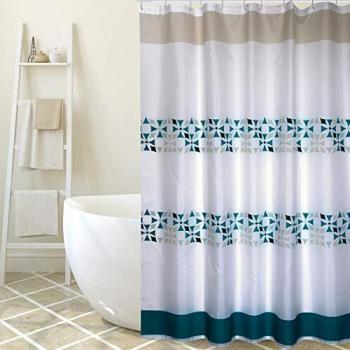 Cortina de Baño MSV Porto Verde 180x200cm