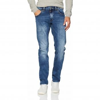 Pantalones Timezone Slim Eduardotz, Azul 36W x 36L