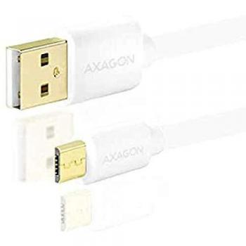 AXAGON 2 m Weißes USB 2.0 A‑M Micro‑Cable – Schnelldaten & Ladefunktion