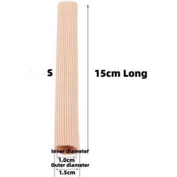 Separador de dedos de pie de silicona, corrector de valgus, protector de martillo, 1 unidad