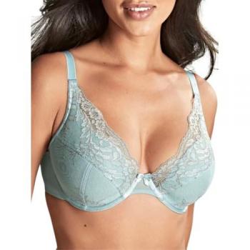 Panache Women's Ana High Apex Blue Plunge Bra – 30FF