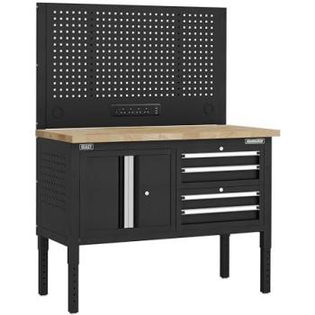 Sealey APMWB50COMBO1W Modular Bench – 1265 mm Wood Top