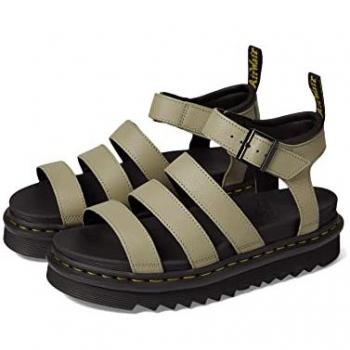 Dr Martens Sandales Vert Femmes – Design Gladiateur