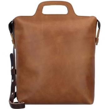 Harold's 27 cm Brown Leather Bottle Carrier