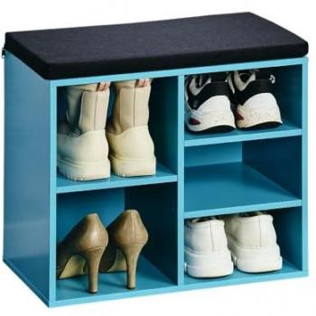 Kesper Schuhregal spanplattenbunt türkis