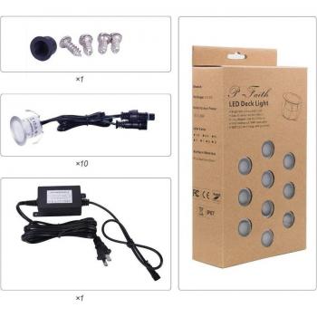 Kit de Lumières LED Extérieures 10 pièces 32mm